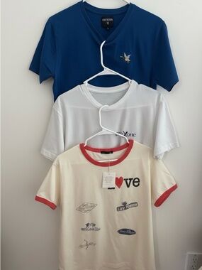 3 T shirt men size small . 3 for $25!